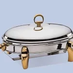 سوفله بیضی بزرگ پافیلی یونیک طلایی کد un-3108