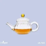 قوری زعفران خطی درب شیشه ای یونیک کد UN-7933