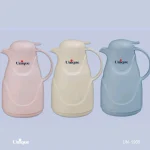 فلاسک 1 لیتر رنگی شیشه دار معمولی یونیک کد UN-1905