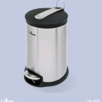 سطل زباله 16لیتر استیل با آرام بند یونیک کد UN-4430