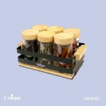 جا ادویه فلزی دو ردیفه 6تایی یونیک کد UN-6162