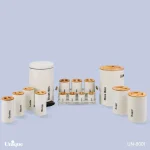 سرویس آشپزخانه 16 پارچه نباتی سنباده ای درب چوبی یونیک کد UN-8001