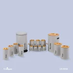 سرویس آشپزخانه 16 پارچه طوسی روشن درب بامبو یونیک کد UN-8058