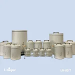 سرویس آشپزخانه 16 پارچه نباتی (کرم)درب فلزی یونیک کد UN-8077