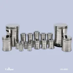 سرویس آشپزخانه 18 پارچه کمر باریک تمام استیل یونیک کد UN-4600