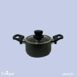 قابلمه تک سایز 14 کف گرانیت مشکی یونیک کد UN-8101