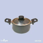 قابلمه تک سایز 16 کف گرانیت طوسی تیره یونیک کد UN-8104