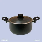 قابلمه تک سایز 20 کف گرانیت مشکی یونیک کد UN-8105