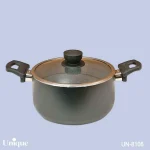 قابلمه تک سایز 20 کف گرانیت طوسی تیره یونیک کد UN-8106