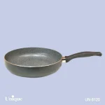 تابه تک دسته سایز 24 کف گرانیت طوسی تیره یونیک کد UN-8120