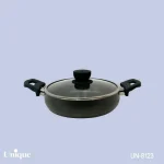 تابه دو دسته سایز 24 کف گرانیت مشکی یونیک کد UN-8123
