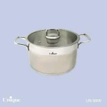 قابلمه تک استیل سایز 24 (فلت) یونیک کد UN-9906