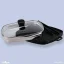 تابه گریل چدن مربع بزرگ بدون چوب یونیک سایز 30 کد UN-6009