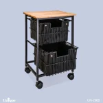 جا سیب زمینی و پیاز 2طبقه پارچه باکس یونیک کد UN-2900