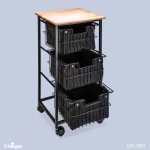 جا سیب زمینی و پیاز 3طبقه پارچه باکس یونیک کد UN-2901