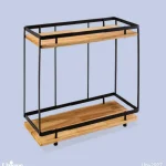 استند چوبی مستطیل 2طبقه یونیک کد UN-2927