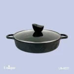 تابه یونیک 24 سانت دو دسته درب دار کد UN-6037