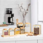 سرویس هفت پارچه چوب استیل ویونا Embico  کد : ۴۰۱۰۰