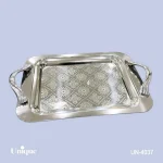 سینی براق استیل یونیک بدون پایه کوچک کد UN-4037