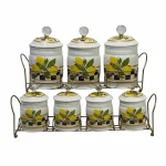 سرویس پاسماوری 7 پارچه مدل lemon استند فلزی برند Aria