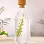بطری آب لیمون 1/1 لیتر درب چوبی کد 227059