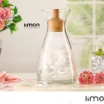 تنگ آب لیمون 1 لیتر درب چوبی کد 226959