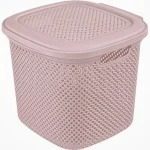 سبد رخت لیمون درب دار کوچک طرح بافت (الوان) کد 213535