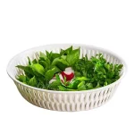 سبد سبزی بیضی لیمون طرح بامبو (الوان) کد 159035