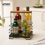 استند مربع فلزی لیمون دسته چوبی کد 231900