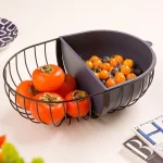 سبد میوه لیمون بیضی فلزی کد 234800