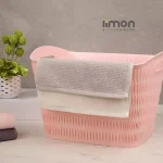 سبد رخت مستطیل لیمون بامبو (الوان) کد 139435