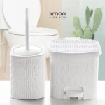 سطل و فرچه مربع لیمون بامبو کوچک (الوان) کد 161235