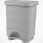 سطل پدالی مربع لیمون بزرگ بامبو (الوان) کد 158035