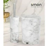 سطل و فرچه لیمون طرح ماربل کد 190900