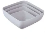 ست کاسه مربع لیمون (الوان) کد 99635