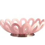 سبد میوه متوسط لیمون پایه استیل (الوان) کد 26835