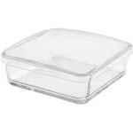 بیسکویت خوری لیمون شیشه ای درب دار کد 215400