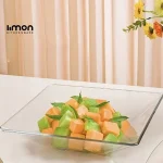 میوه خوری لیمون شیشه ای مربع کد 225300