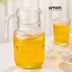 پارچ شیشه ای لیمون شیار دار 1/5 لیتر کد 229900