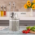 جا قاشقی آویز لیمون طرح ماربل (الوان) کد 207135