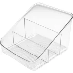 سبد نظم دهنده رومیزی لیمون شفاف 3 خانه کد 236600