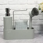 ست جا مایع گرد لیمون شیار دار (الوان) کد 212435