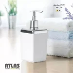 جا مایع رومیزی اطلس ATLAS تمام سفید کروم مدل بیتا کد 528