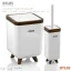 ست سرویس بهداشتی اطلس ATLAS 2 تکه مدل ژیوار طرح چوب 221 جدید کد 706