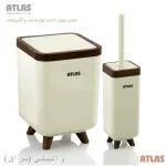 ست سرویس بهداشتی اطلس ATLAS 2 تکه مدل ژیوار طرح چوب 222 جدید کد 706