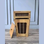 سطل و جا دستمال بامبو رابر هایلو Hayllo کد 2007