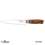 کارد تک آشپزخانه 7 یونیک دسته چوب کد UN-5546 طرح 1