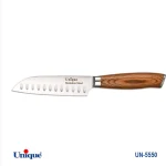 کارد تک آشپزخانه 5 سانتاکو یونیک دسته چوب کد UN-5550 طرح 1