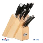 سرویس کارد 8 پارچه یونیک پایه چوب کد UN-5560