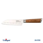 کارد تک آشپزخانه 5 سانتاکو یونیک دسته چوب کد UN-5550 طرح 2